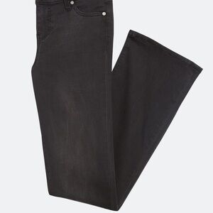 EUC Liverpool Jeans Company Women's Black dark grey bootcut Jeans sz 2 stretch